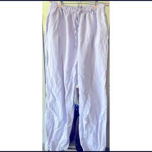 Lavender Linen/cotton pants 💜